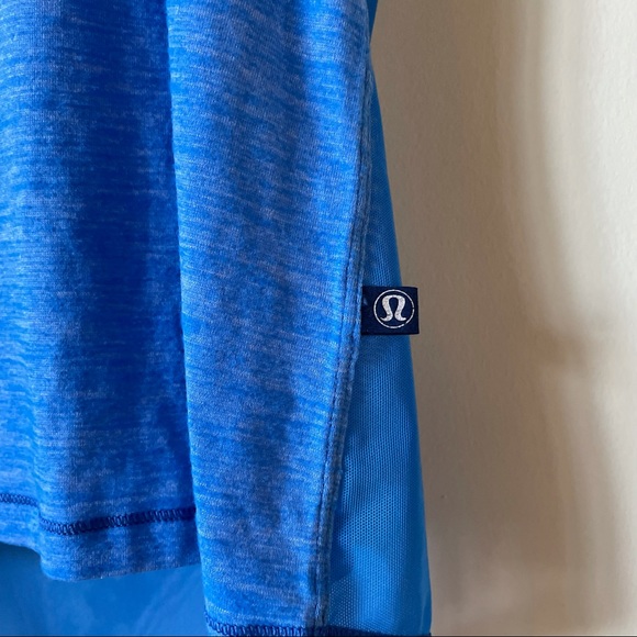 LULULEMON, Blue Shirt, Mesh Back - Picture 4 of 9